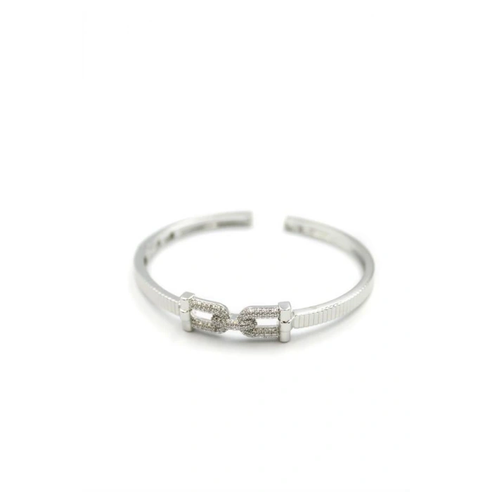 LitaeTrend Taşlı Vip Bilezik - Gümüş