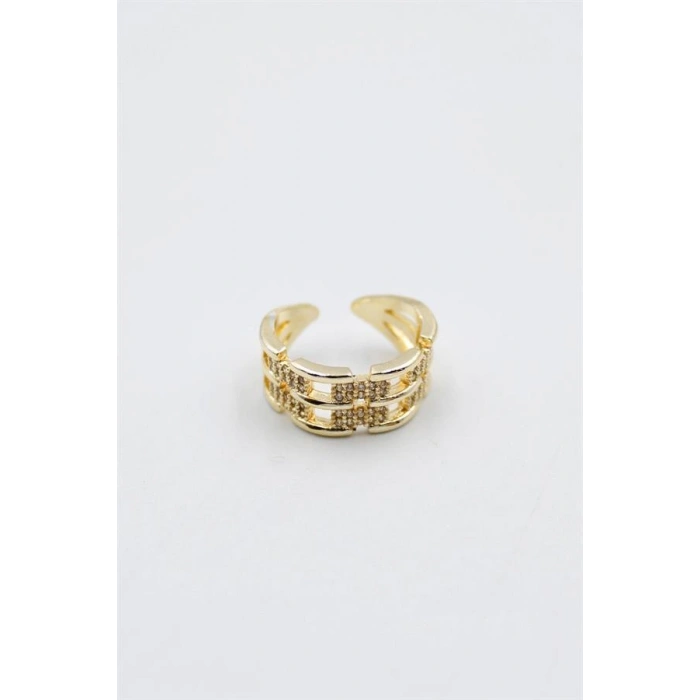 LitaeTrend Taşlı Yüzük - Altın