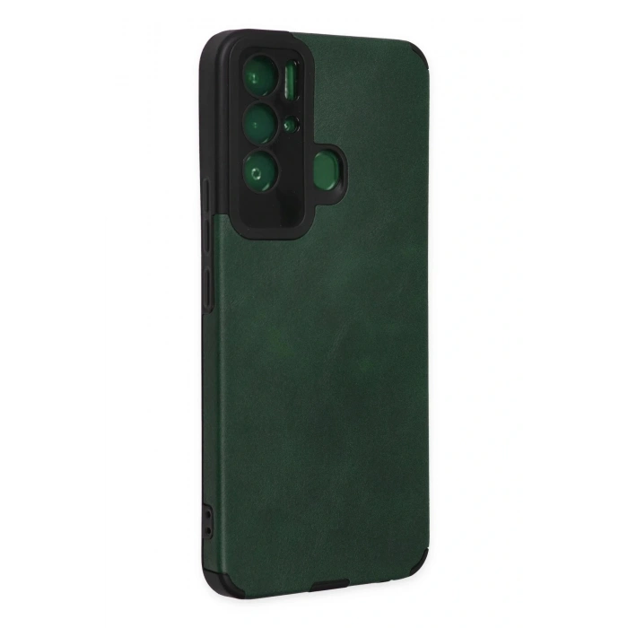 LitaeTrend Tecno Pova Neo Kılıf Loop Deri Silikon - Yeşil
