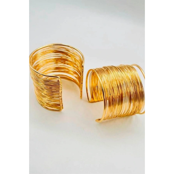 HERŞEYTREND Tel Bilezik - Altın