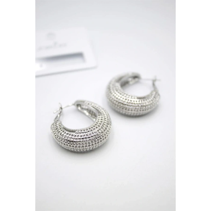 LitaeTrend Telkari Halka Küpe - Gümüş