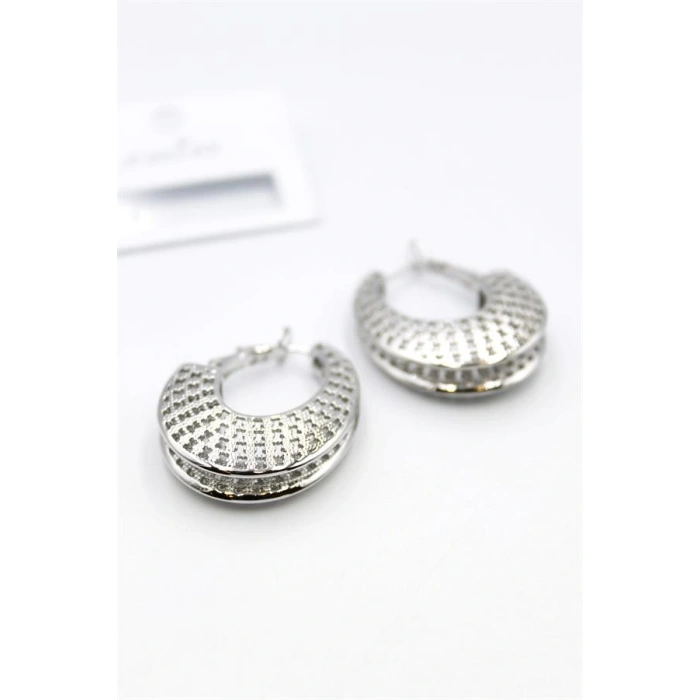 LitaeTrend Telkari Halka Küpe - Gümüş