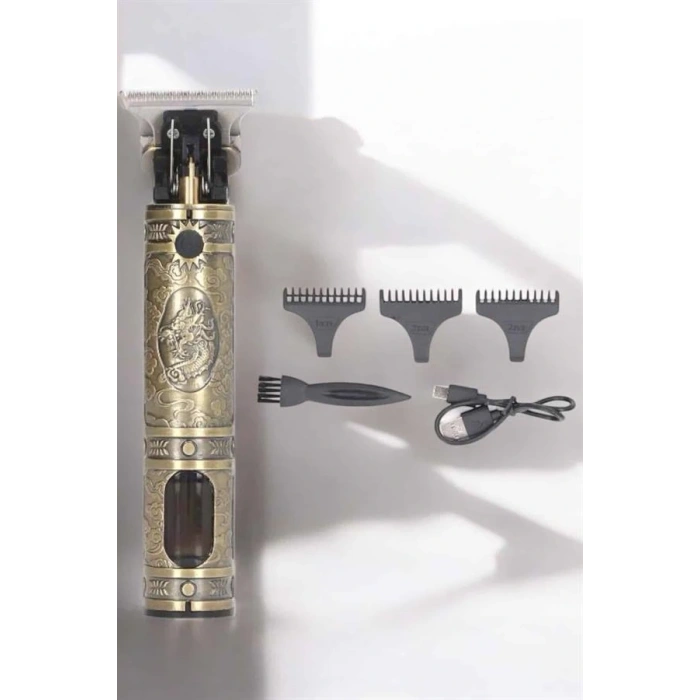 LitaeTrend Tıraş Makinesi Çizik Tıraş Paslanmaz Çelik Uzun Ömürlü Şarjlı