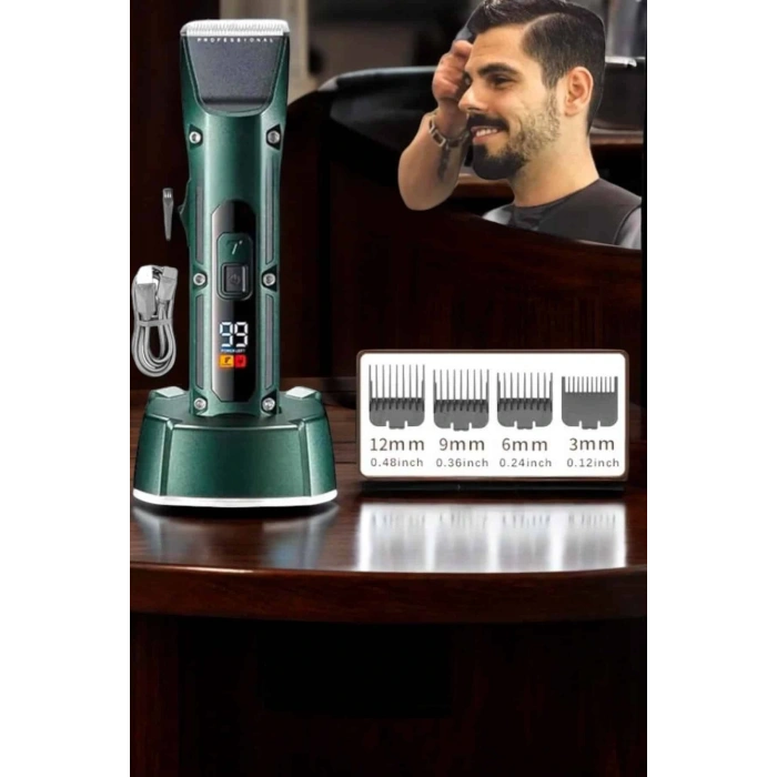 LitaeTrend Tıraş Makinesi Uzun Pil Ömrü Şarjlı Günlük Tıraş Makinesi