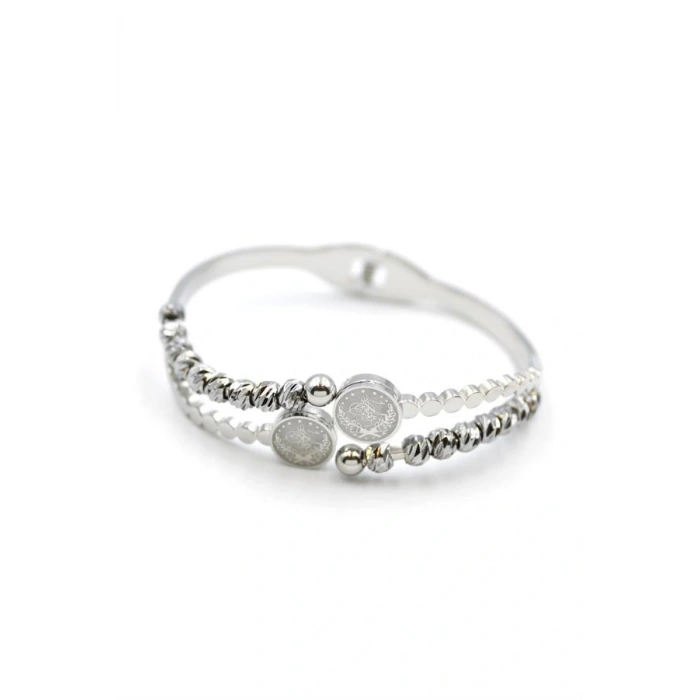 LitaeTrend Tuğra Dorika Bilezik - Gümüş