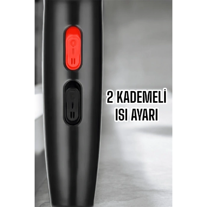 LitaeTrend Tüm Saç Tiplerine Uygun, İki Kademeli Hız Ayarlı Fön Makinesi