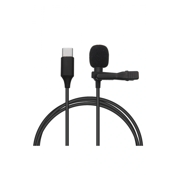 LitaeTrend Type-C 2 Metre Double Mikrofon - Siyah