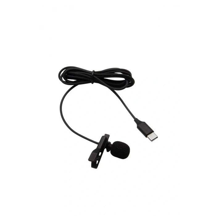 LitaeTrend Type-C 2 Metre Double Mikrofon - Siyah