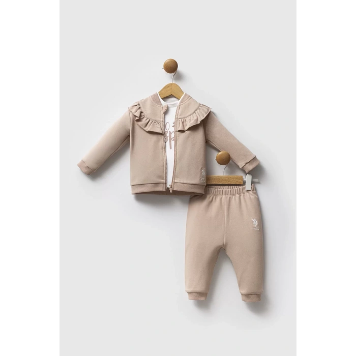 LitaeTrend U.s. Polo Assn 3lü Takım Usb2723 Biscuit