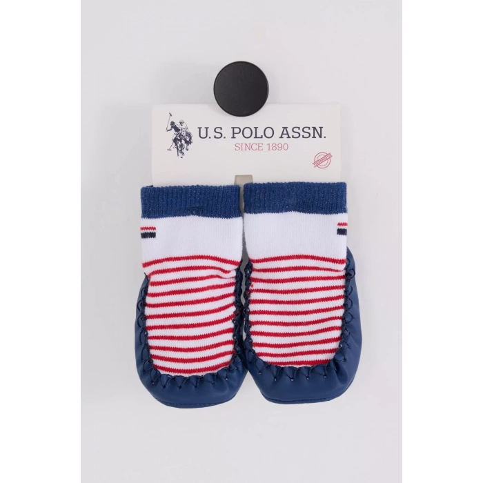 LitaeTrend U.s. Polo Assn Çarık Çorap Usb2600 Beyaz-lacivert