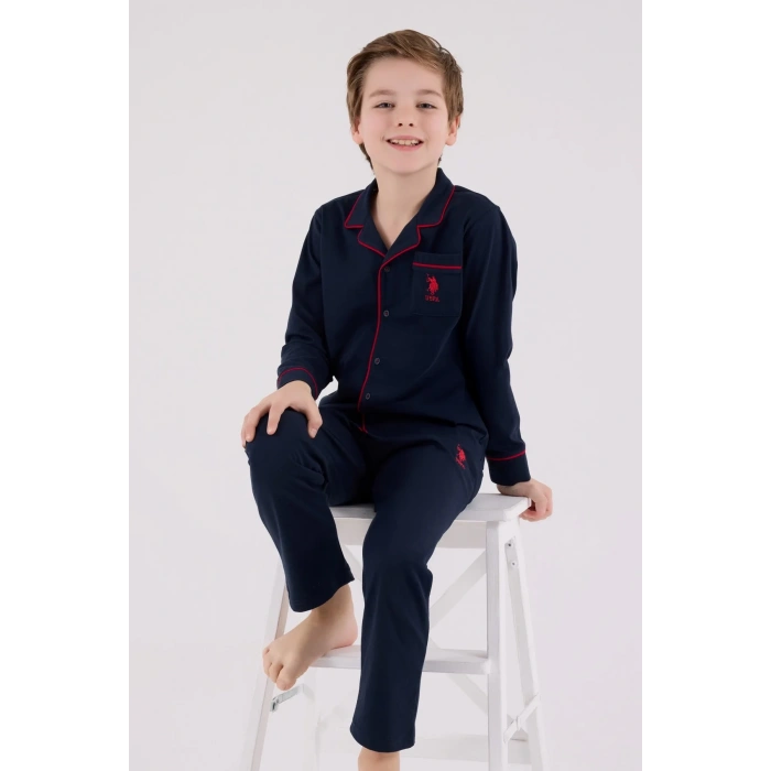 LitaeTrend U.s. Polo Assn Gömlek Pijama Us2234-4 Lacivert