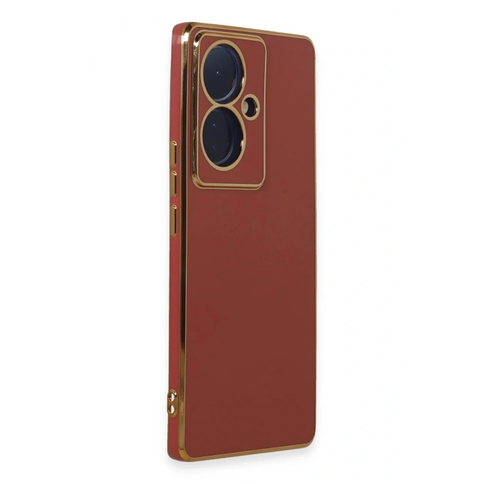 LitaeTrend Vivo V29 Lite Kılıf Volet Silikon - Kırmızı