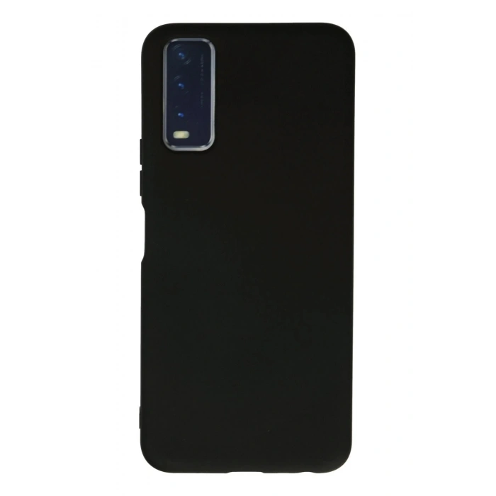 LitaeTrend Vivo Y11S Kılıf Nano içi Kadife Silikon - Siyah