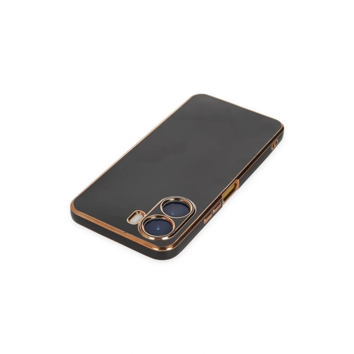 LitaeTrend Vivo Y16 Kılıf Volet Silikon - Siyah