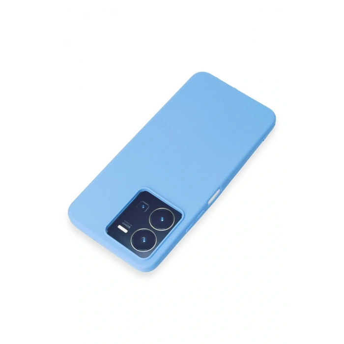 LitaeTrend Vivo Y35 Kılıf First Silikon - Mavi