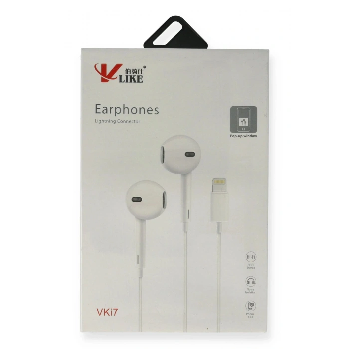 LitaeTrend Vlike VK i7 Lightning Bluetooth Kablolu Kulaklık