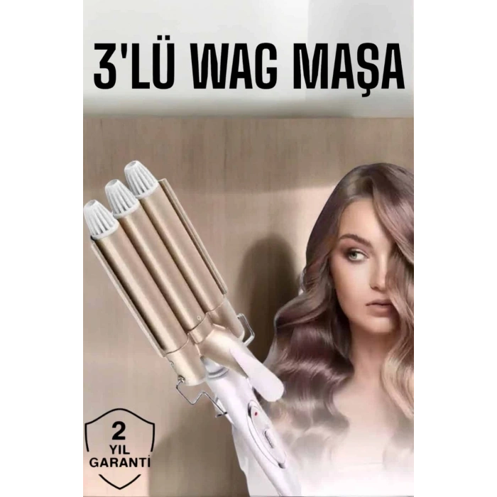 LitaeTrend Wag Maşa Negatif İyon Teknolojili Isı Ayarlı Saç Maşası