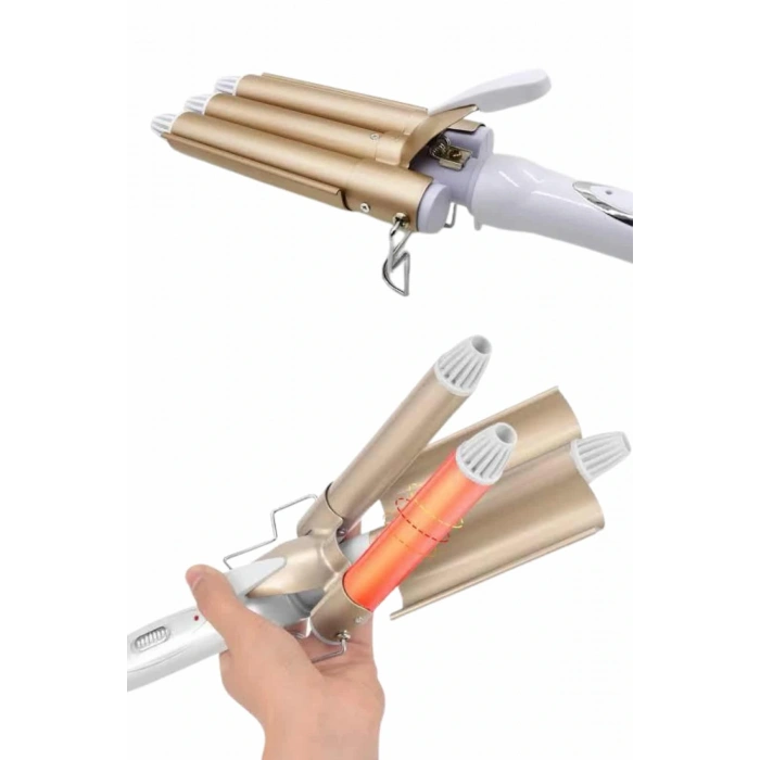 LitaeTrend Wag Maşa Profesyonel Saç Şekillendirici İyon Özellikli Isı Kademeli