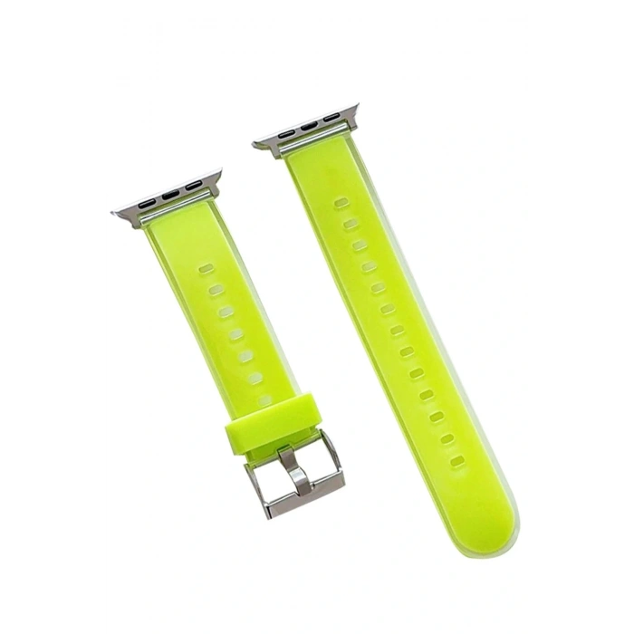 LitaeTrend Watch 45mm Jelly Silikon Kordon - Yeşil