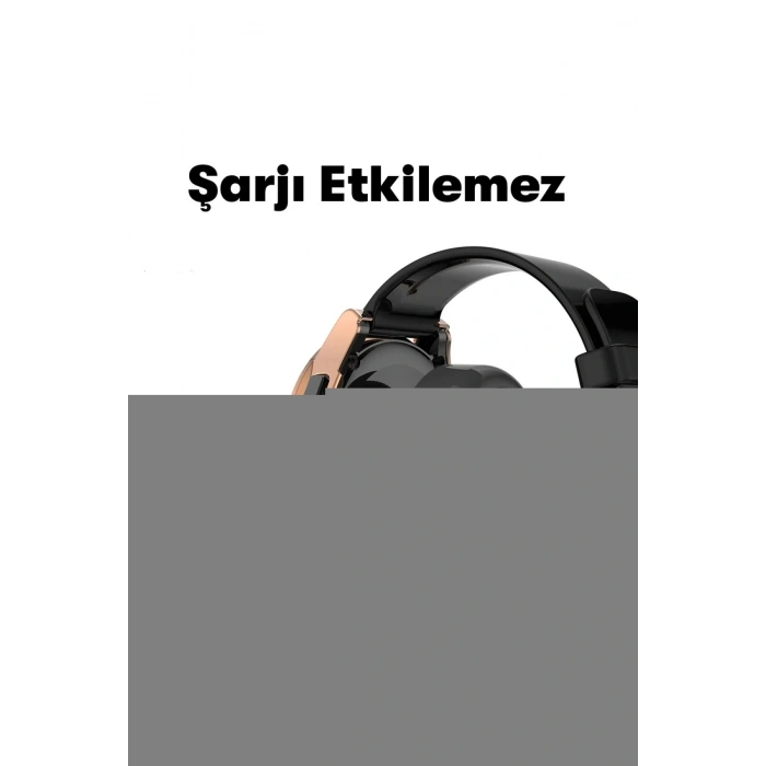 LitaeTrend Watch 5 44mm Wall Camlı Kasa Ekran Koruyucu - Gümüş