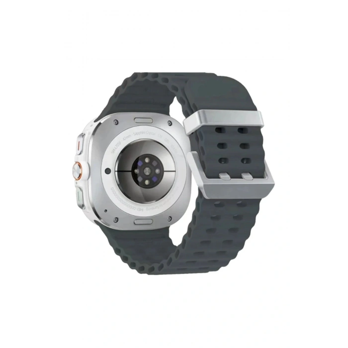 LitaeTrend Watch 7 Ultra KR417 Rug Silikon Kordon - Koyu Gri