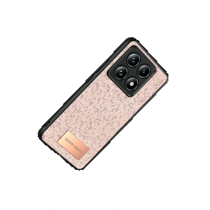 LitaeTrend Xiaomi Mi 14T Pro Bright Simli Kapak - Pembe