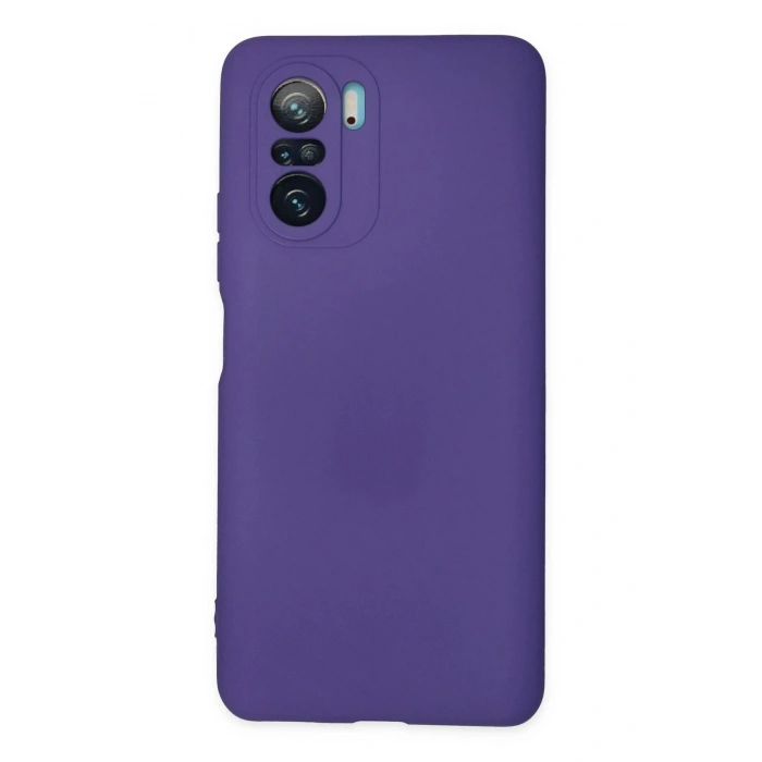 LitaeTrend Xiaomi Poco F3 Kılıf Nano içi Kadife Silikon - Mor