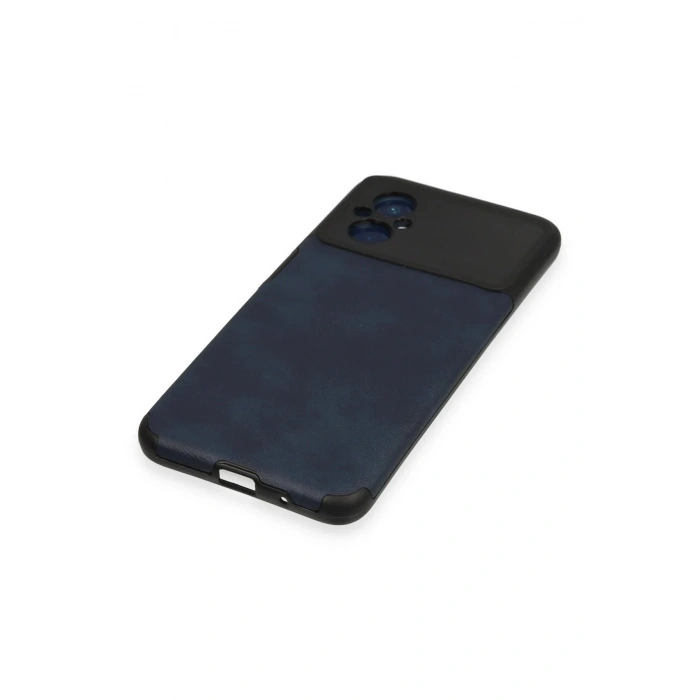 LitaeTrend Xiaomi Poco M5 Kılıf Loop Deri Silikon - Lacivert