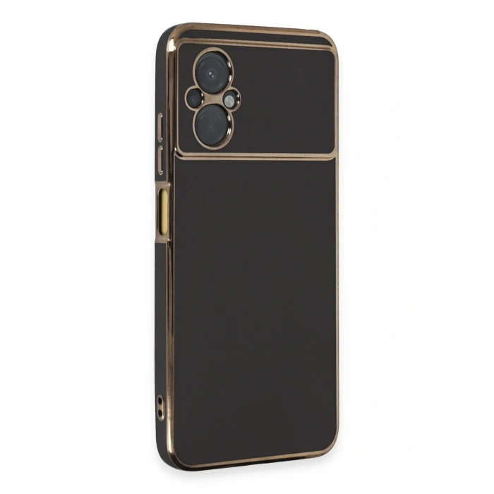 LitaeTrend Xiaomi Poco M5 Kılıf Volet Silikon - Siyah