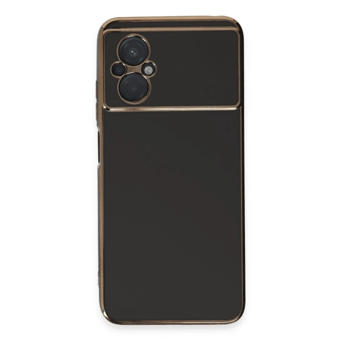 LitaeTrend Xiaomi Poco M5 Kılıf Volet Silikon - Siyah