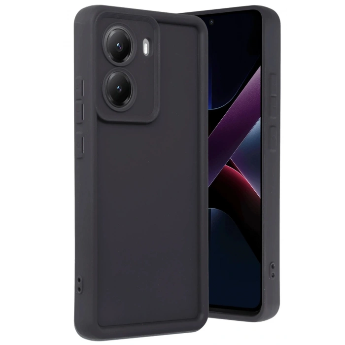 LitaeTrend Xiaomi Poco X7 Pro Viera Silikon - Siyah