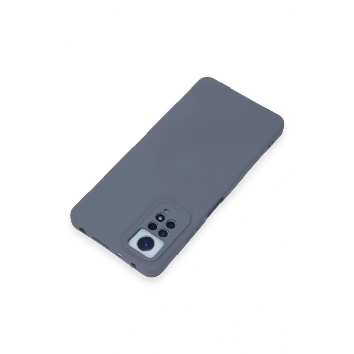 LitaeTrend Xiaomi Redmi Note 12 Pro 4G Kılıf Nano içi Kadife Silikon - Gri