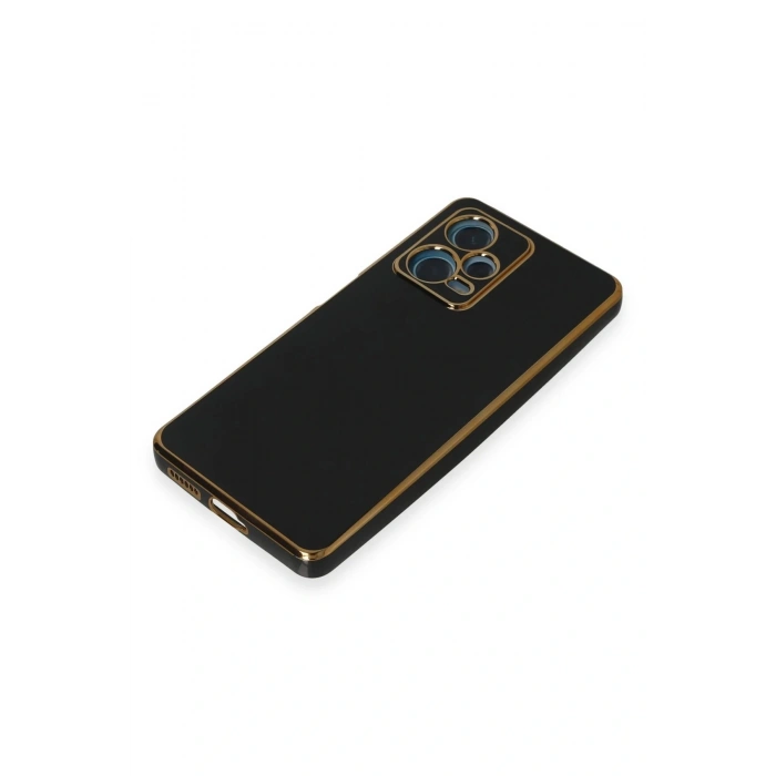 LitaeTrend Xiaomi Redmi Note 12 Pro Plus Kılıf Volet Silikon - Siyah