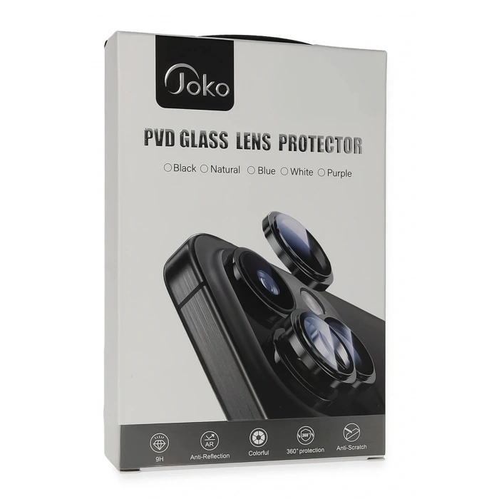 LitaeTrend Xiaomi Redmi Note 14 Pro 4G PVD Metal Kamera Lens - Siyah