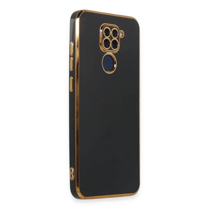 LitaeTrend Xiaomi Redmi Note 9 Kılıf Volet Silikon - Siyah