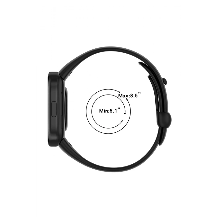 LitaeTrend Xiaomi Redmi Watch 3 Origin Silikon Kordon - Füme