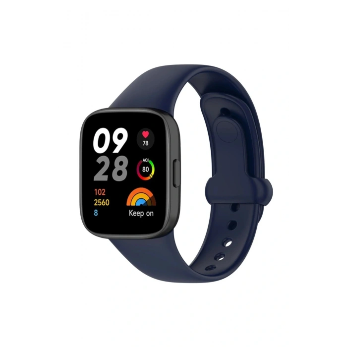 LitaeTrend Xiaomi Redmi Watch 3 Origin Silikon Kordon - Lacivert