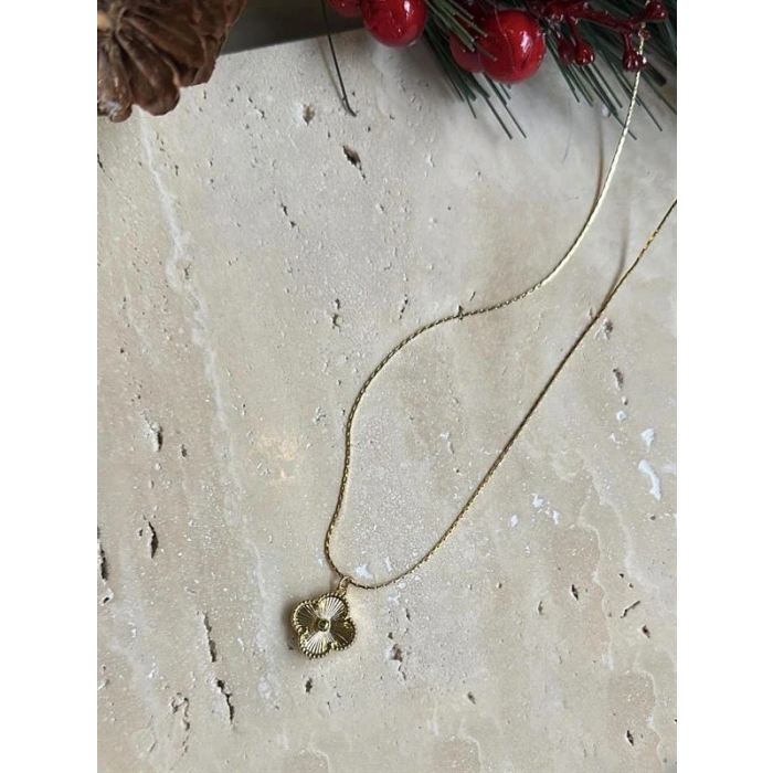 LitaeTrend Xuping Vc Yonca Kolye - Altın