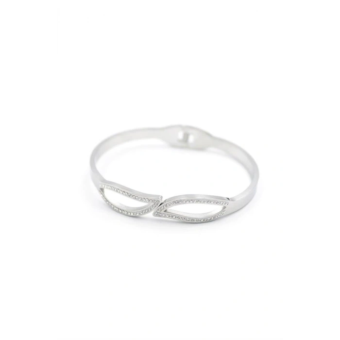 LitaeTrend Yaprak Bilezik - Gümüş