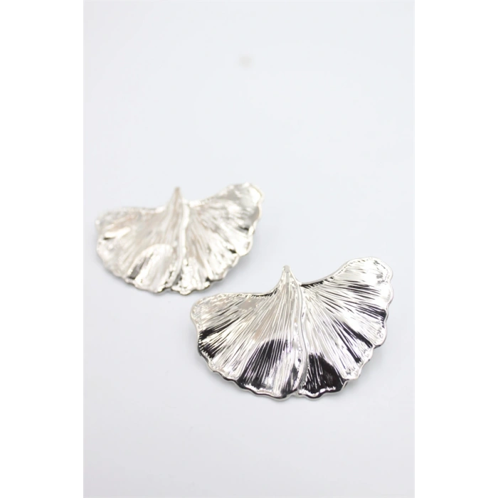 HERŞEYTREND Yaprak Küpe - Gümüş