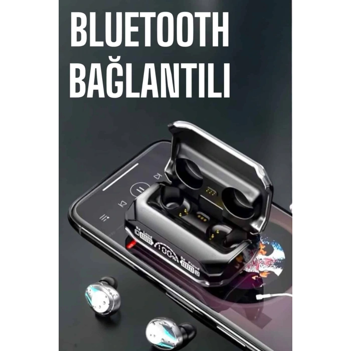 LitaeTrend Yeni Nesil Kablosuz Bluetooth Kulaklık Dijital Göstergeli 5.3 Bluetooth