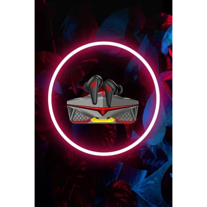 LitaeTrend Yeni Nesil Pembe Dokunmatik Ekran Akıllı Saat ve Oyuncu Kulaklığı Kablosuz Bluetooth Kulaklık