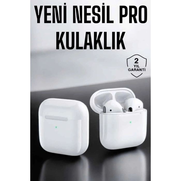 LitaeTrend Yeni Nesil Pro Bluetooth Kulaklık Uzun Pil Ömrü Beyaz