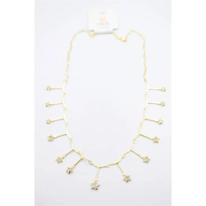 HERŞEYTREND Yıldız Sallantılı Kolye - Altın