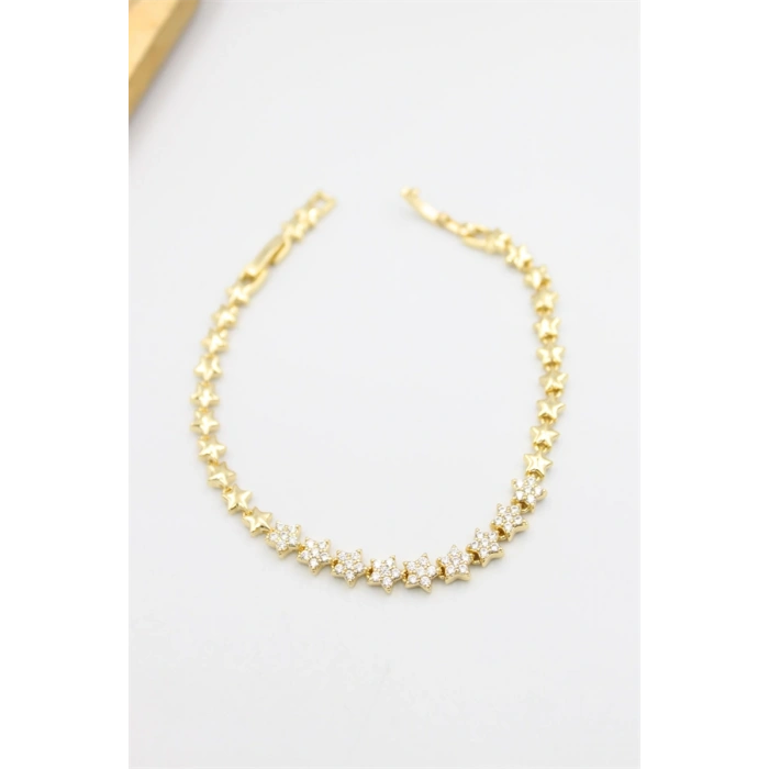 HERŞEYTREND Yıldız Xuping Vip Bileklik - Altın