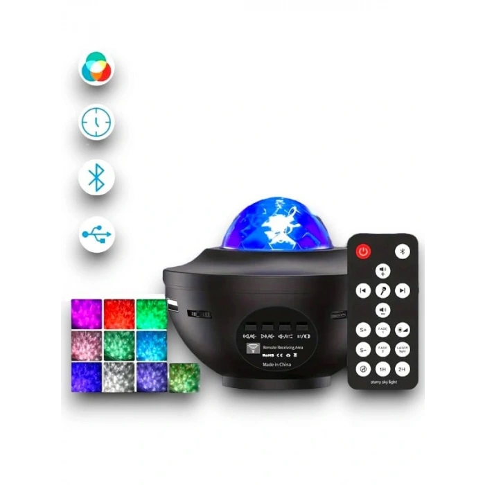 LitaeTrend YUMURTA GÖRÜNÜMLÜ YILDIZLI PROJEKSİYON