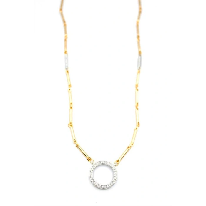 LitaeTrend Zincirli Vip Kolye - Altın