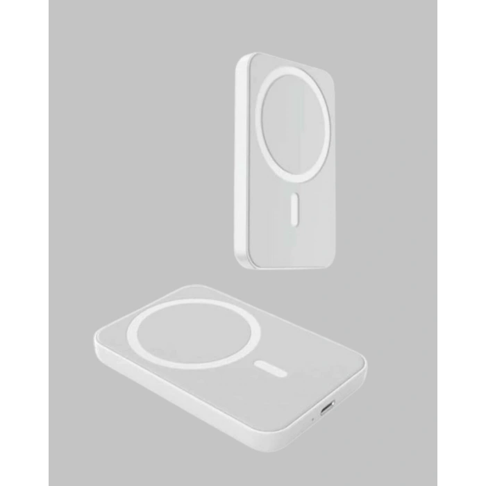 Manyetik Kablosuz Powerbank – iPhone 12/13/14/15 Uyumlu, Hızlı Şarjlı, Ultra Hafif