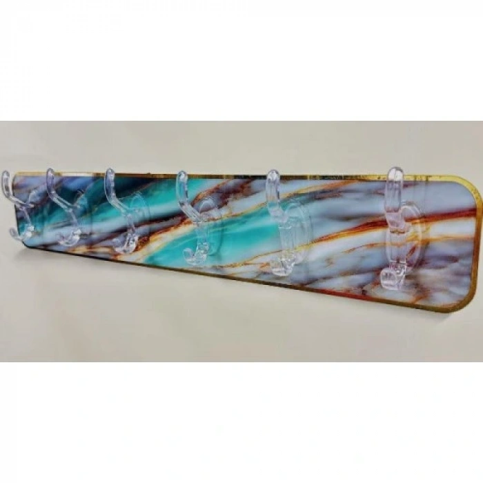 HERŞEYTREND Mermer Desenli Yapışkanlı Askılık