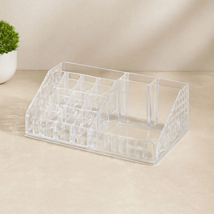 Mika Kristal 16 Bölmeli Makyaj Organizer 12.5x22x7.7 cm